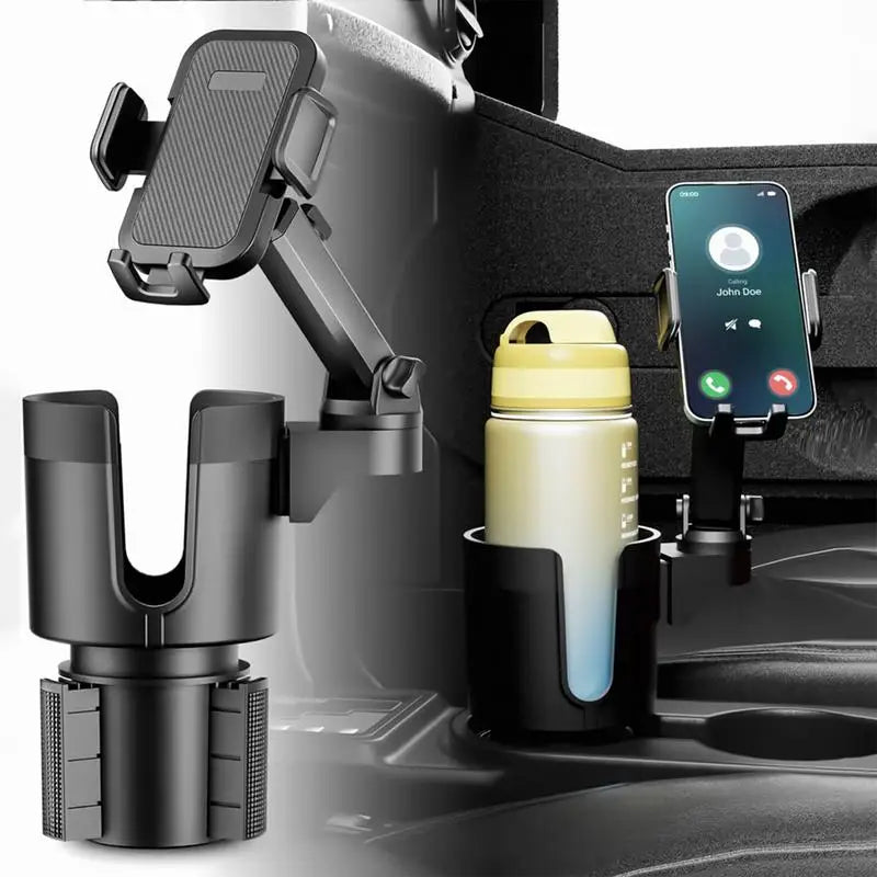 2 in 1 Car Cupholder Expander and Phone Stand.