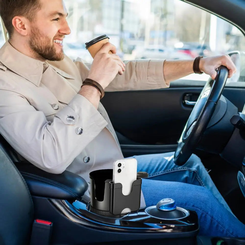 2 in 1 Cup Holder Expander and Phone Holder