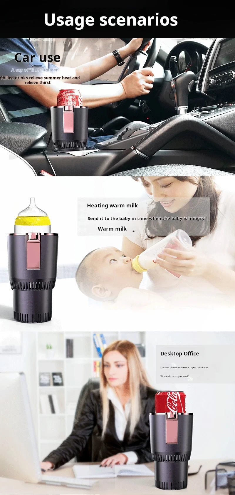 Car Heating & Cooling Beverage Holder