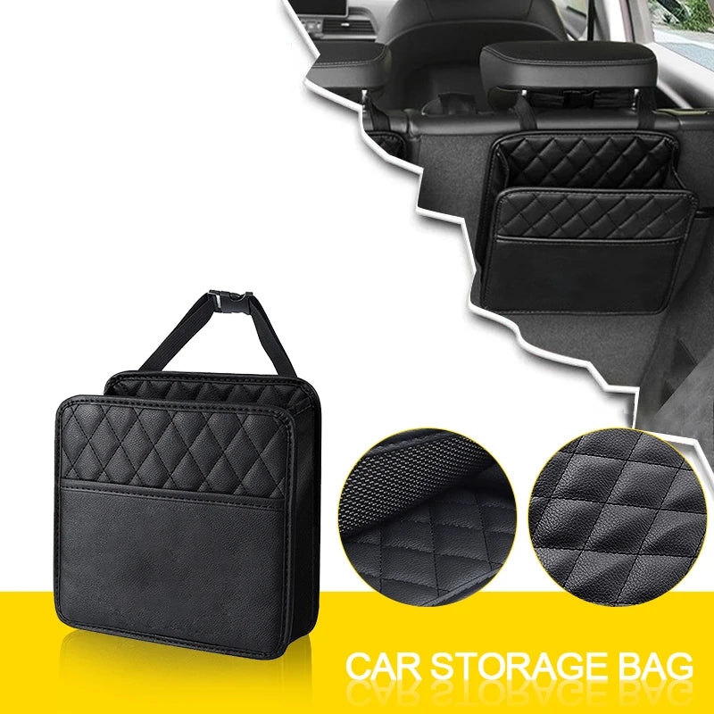 Small Backseat Leather Storage